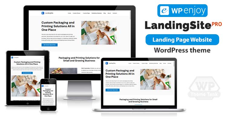 Download WPEnjoy - LandingSite WordPress Theme for creating stunning landing pages